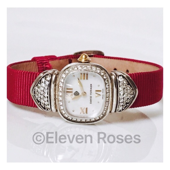 David Yurman Accessories - David Yurman Sterling Silver Diamond Capri Watch